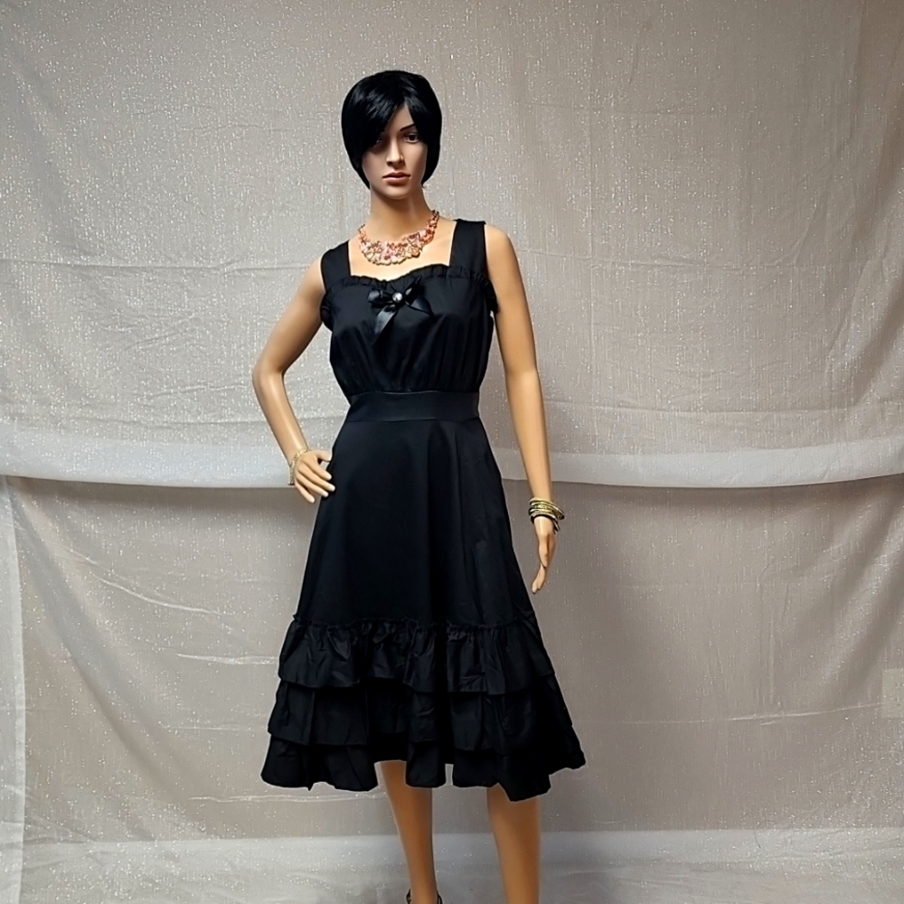 Hearts & Roses London Black Dress Sz 14